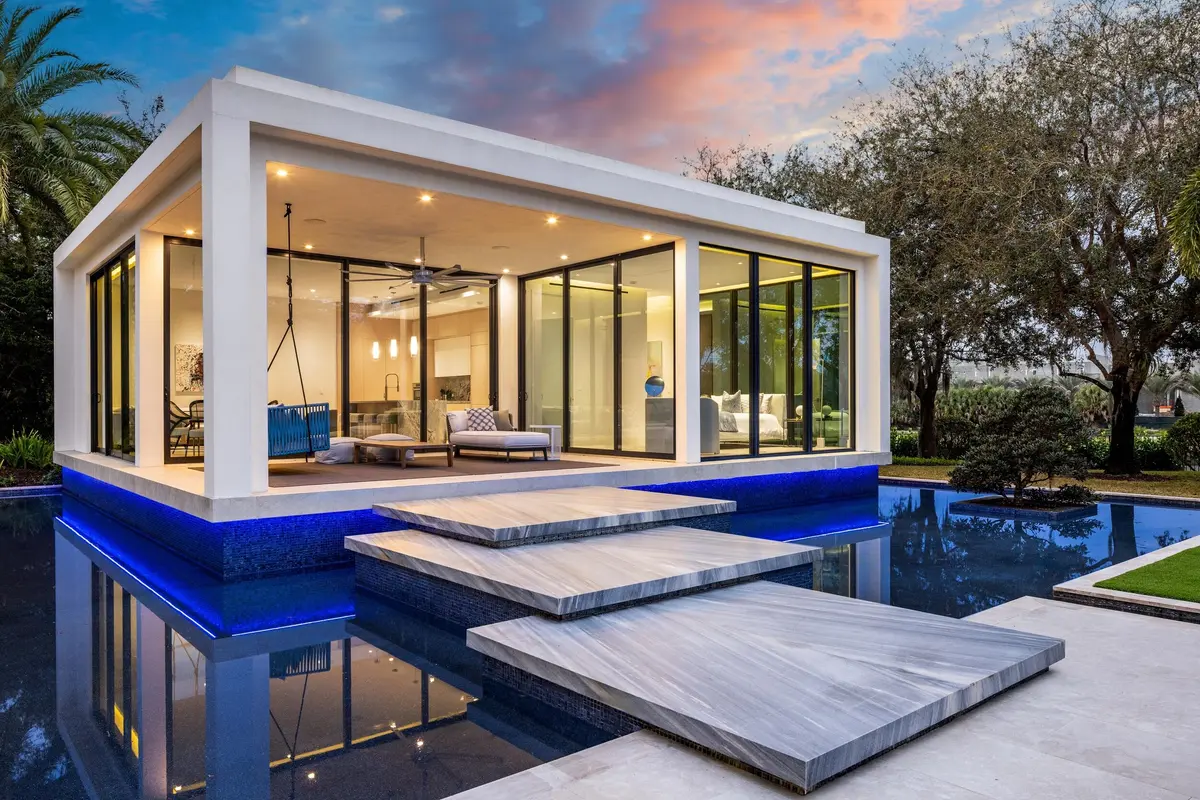 Twilight guest house at 16191 Quiet Vista Circle, Delray Beach