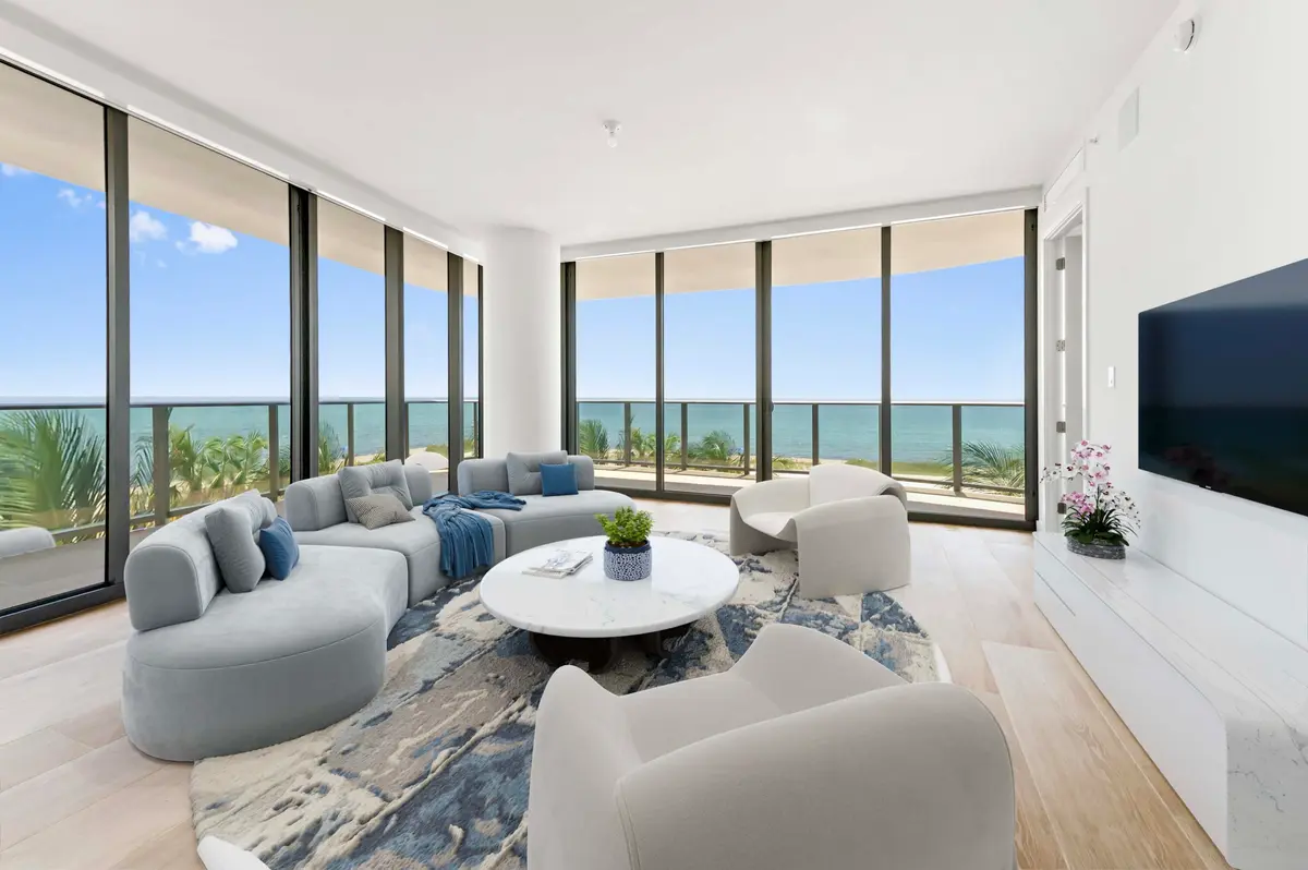 12 living room 01a at 900 N Ocean Boulevard 406, Pompano Beach