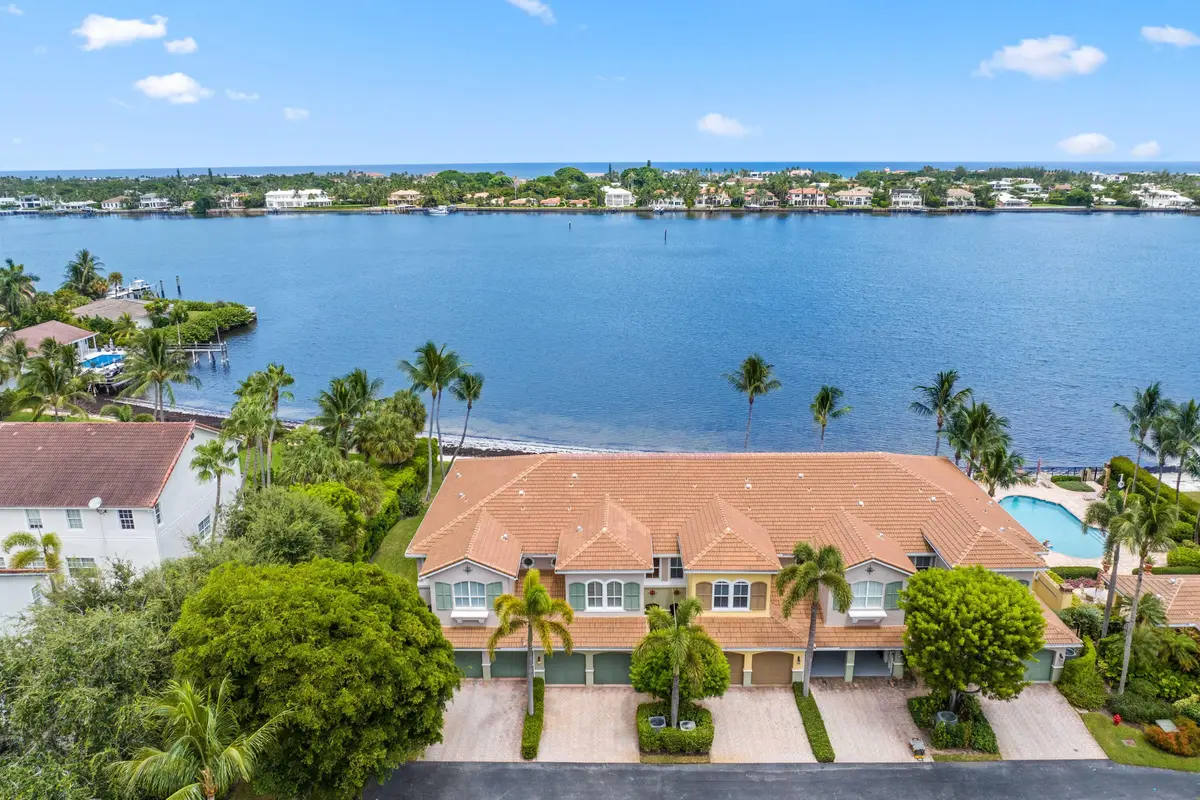 Intracoastal/Ocean Aerial at 132 Las Brisas Circle, Hypoluxo