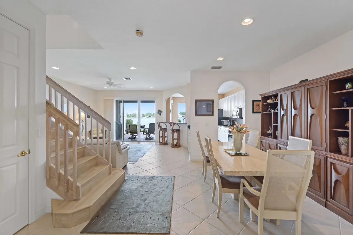 Entry/Dining/Living at 132 Las Brisas Circle, Hypoluxo
