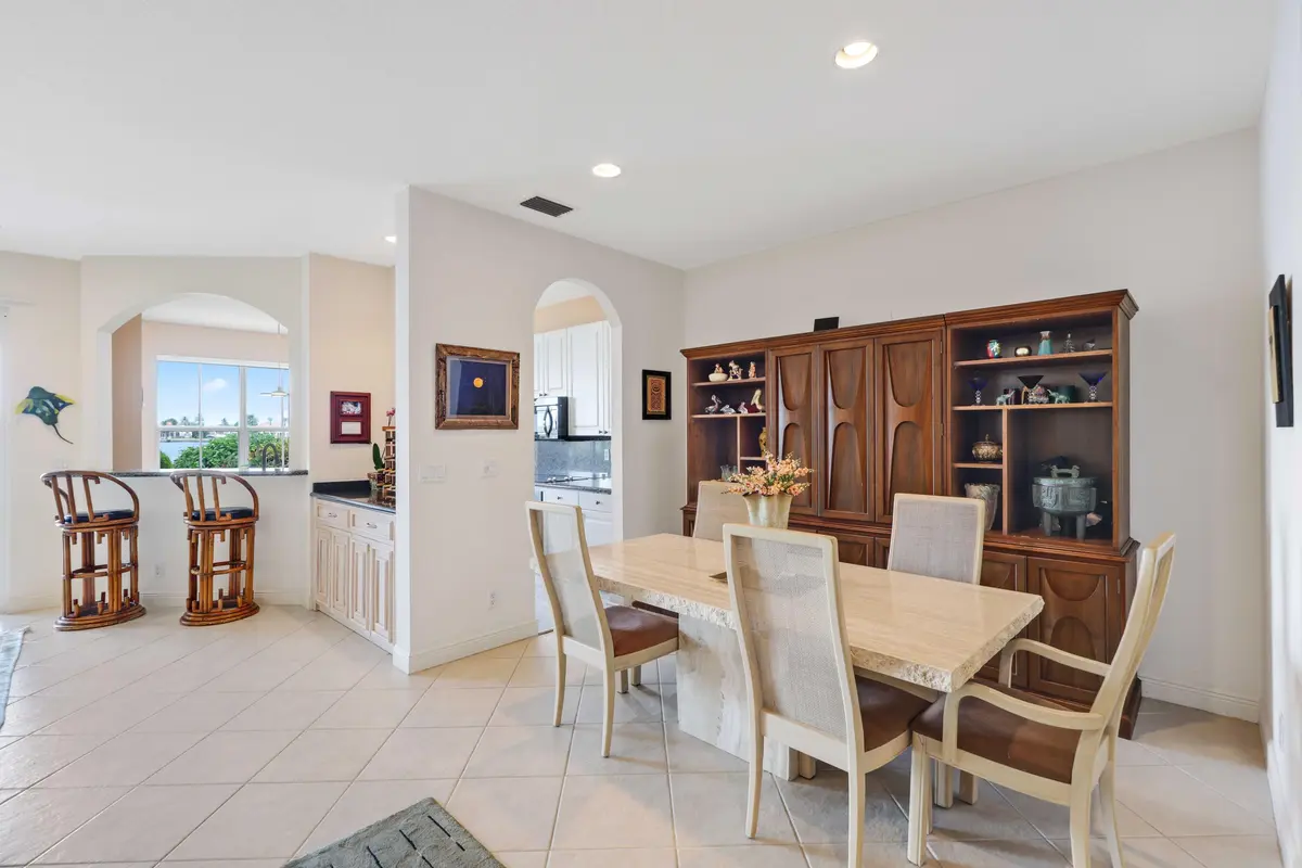 Dining/Kitchen at 132 Las Brisas Circle, Hypoluxo