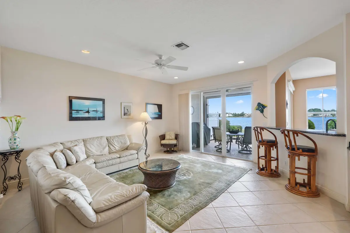 Living Room at 132 Las Brisas Circle, Hypoluxo