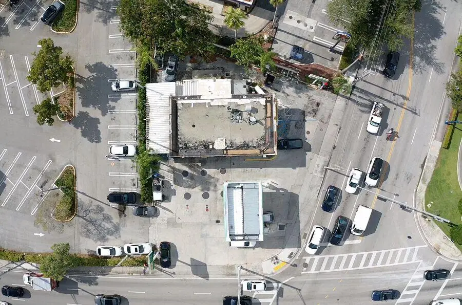 US 1 tire top view at 3198 S Dixie Highway, Miami