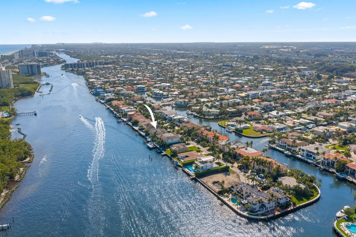 Aerial photo at 7188 NE 8th Drive, Boca Raton