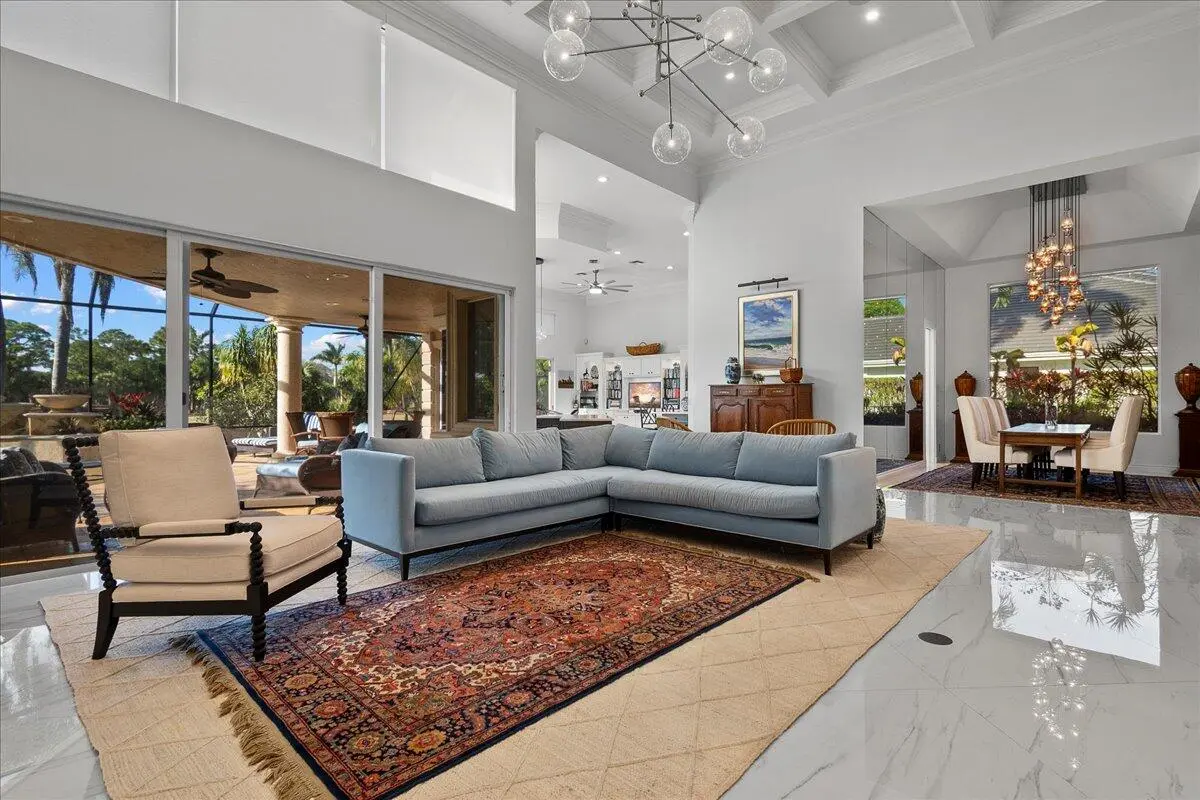 Living Room at 1338 Breakers West Boulevard, West Palm Beach