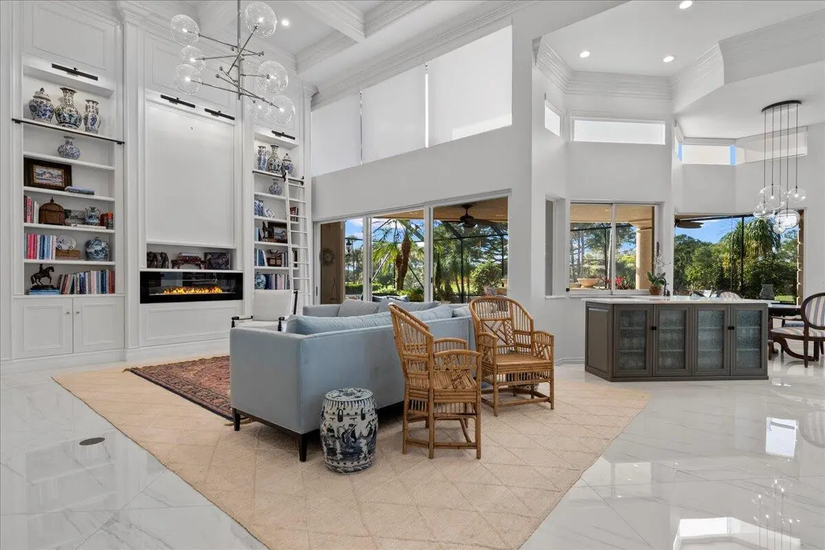 Living Room at 1338 Breakers West Boulevard, West Palm Beach