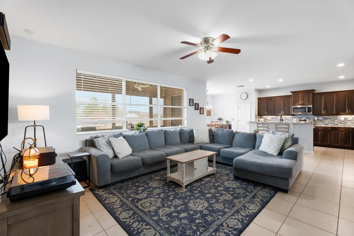 Generously sized family room at 5835 NW Drill Court, Port St. Lucie
