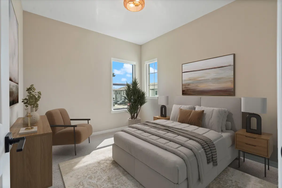 Bed 2 Virtually Staged at 2147 Appleton Circle, Oakland Park