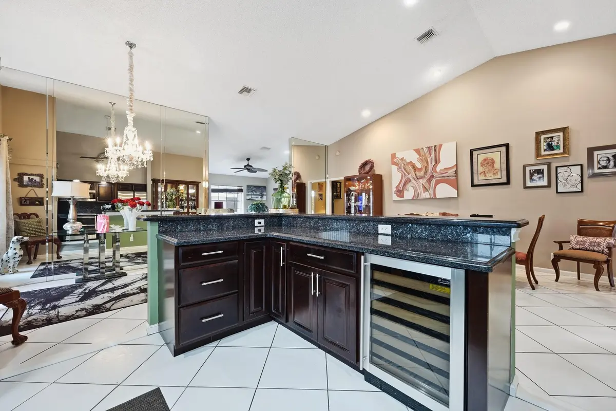 wine fridge at 3957 Dafilee Circle, West Palm Beach
