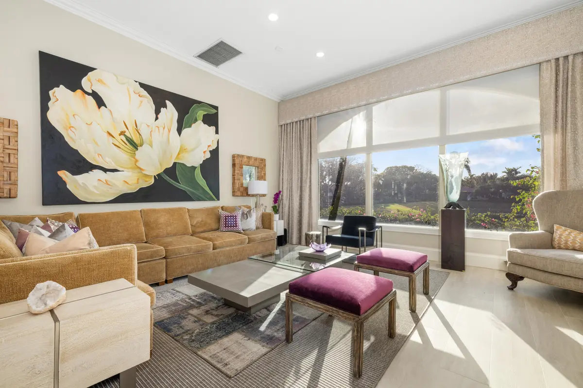 Living Room at 176 Golf Village Boulevard, Jupiter