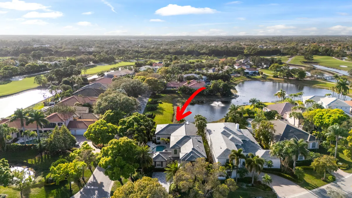 Aerial at 176 Golf Village Boulevard, Jupiter