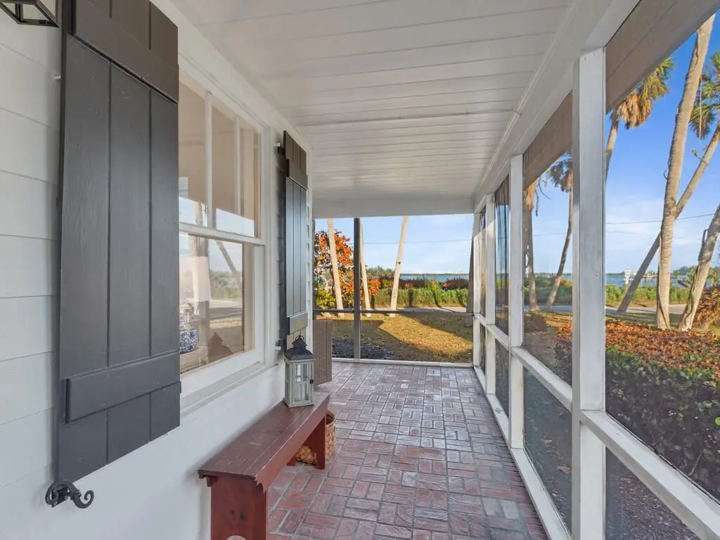 front porch river view at 3001 N N Indian River Drive Drive, Fort Pierce