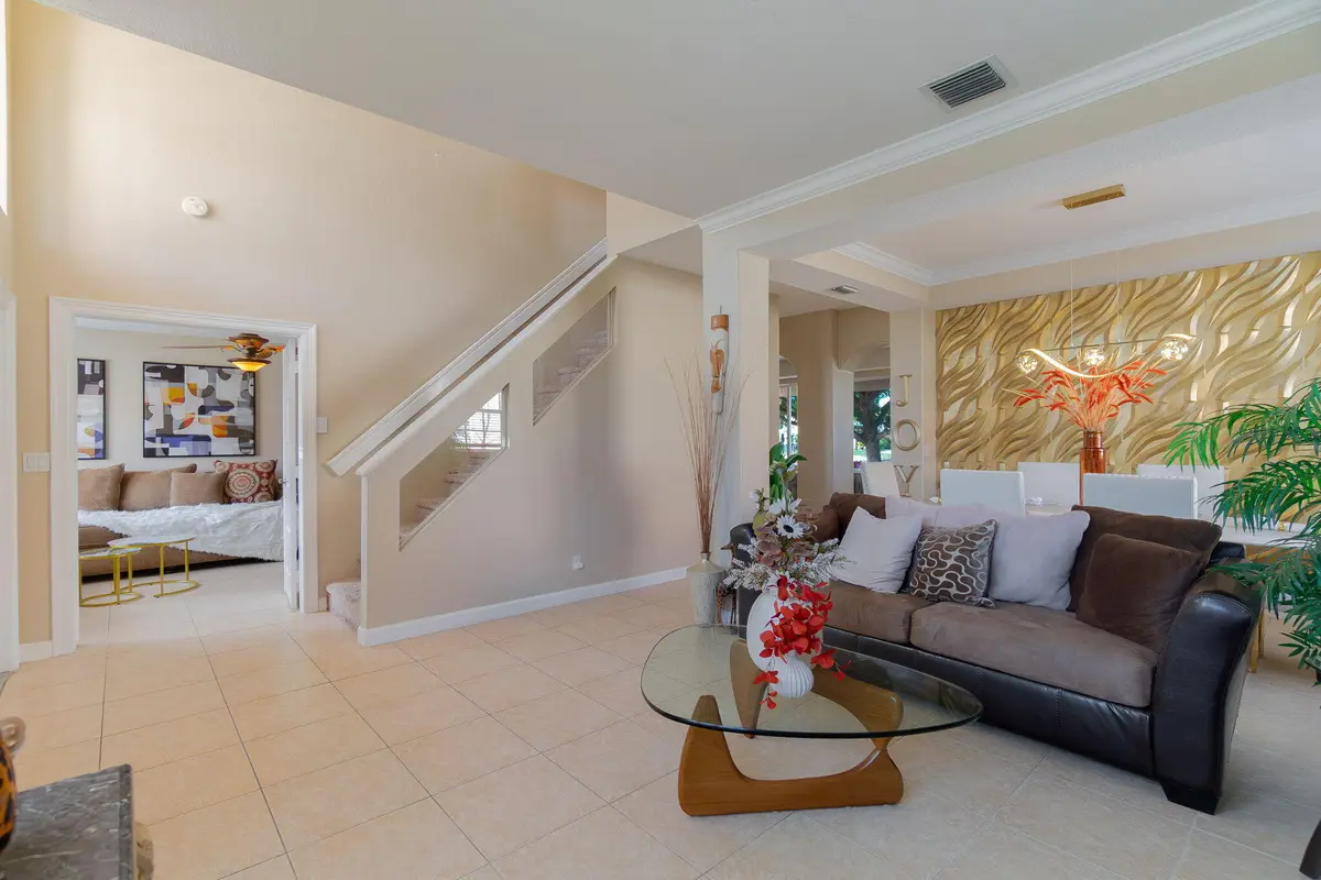 Living Room at 3887 Hamilton Key, West Palm Beach