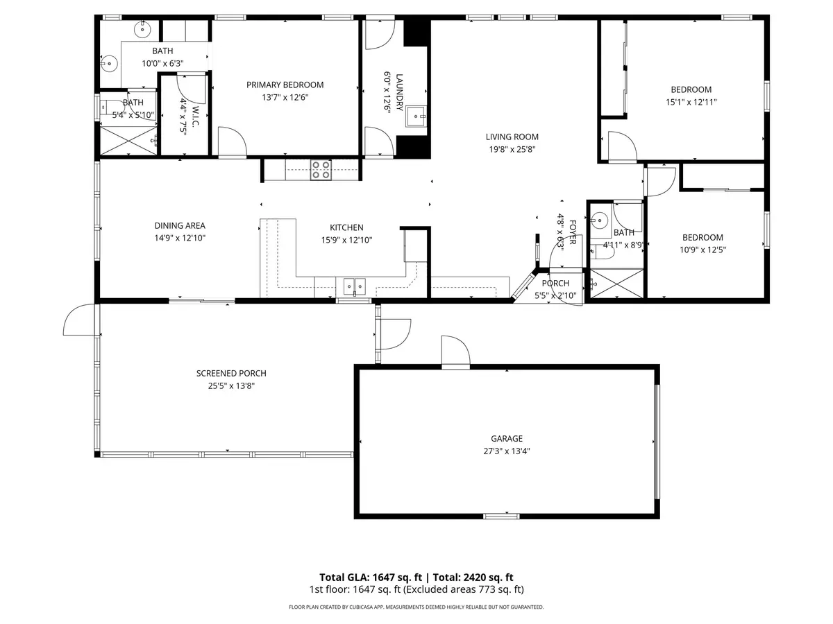 FLOOR PLAN at 8142 Meadowlark Lane, Port St. Lucie