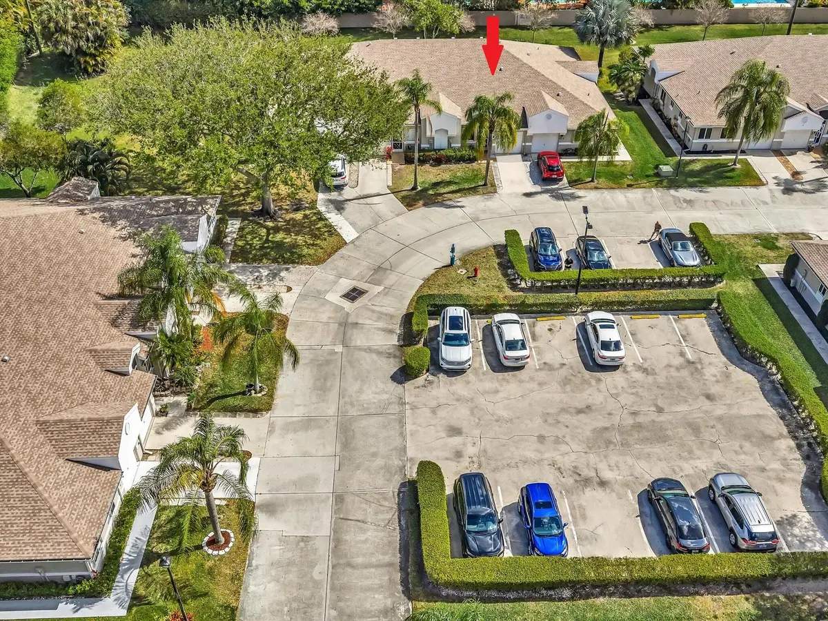 Front Elevation Aerial 2 at 9165 Vineland Court Apt. C, Boca Raton