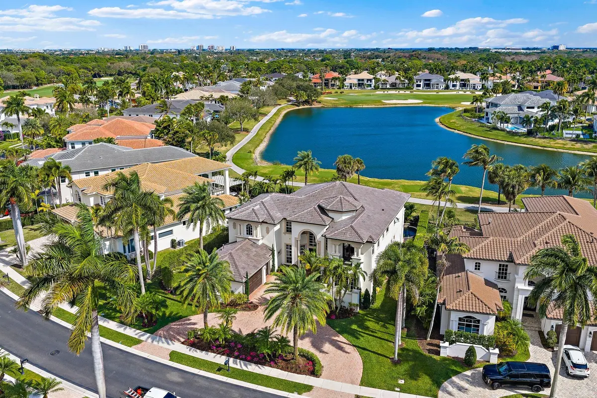 On 15th Tee with Long Lake View at 422 Savoie Drive, Palm Beach Gardens