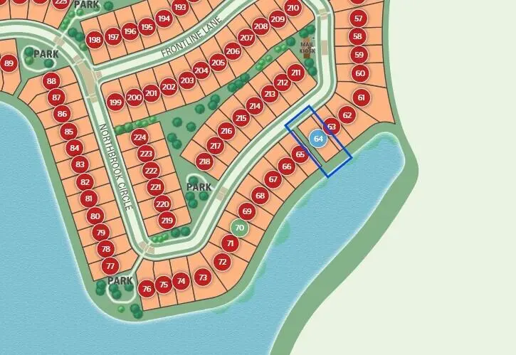 64 map at 10510 Northbrook Circle Mystique 64, Palm Beach Gardens