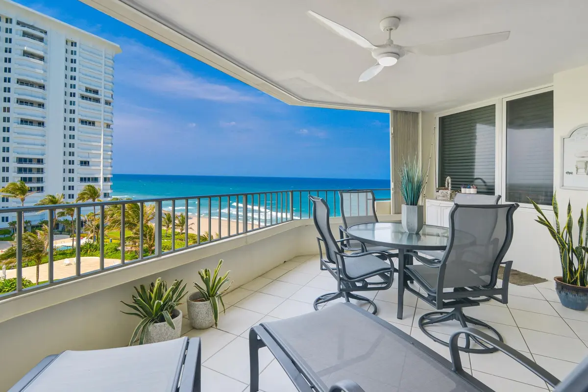 Balcony at 550 S Ocean Boulevard 703, Boca Raton