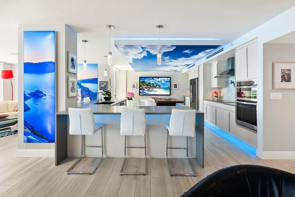 Kitchen at 2150 N Ocean Boulevard 4-s, Boca Raton