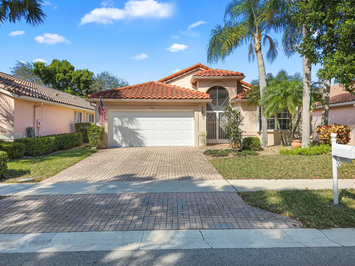 FRONT OF HOUSE at 5317 Grey Birch Lane, Boynton Beach