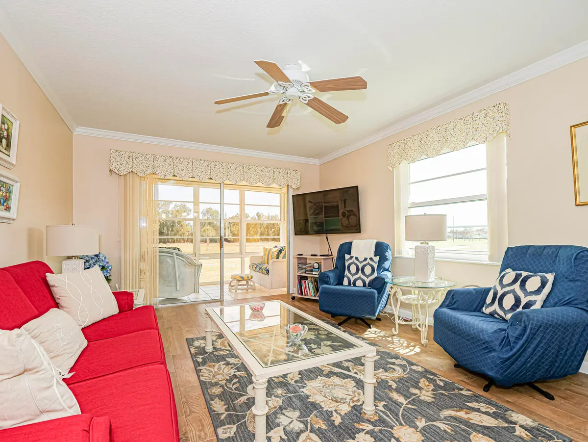 56 Woodland Drive Living Room at 56 Woodland Drive 201, Vero Beach
