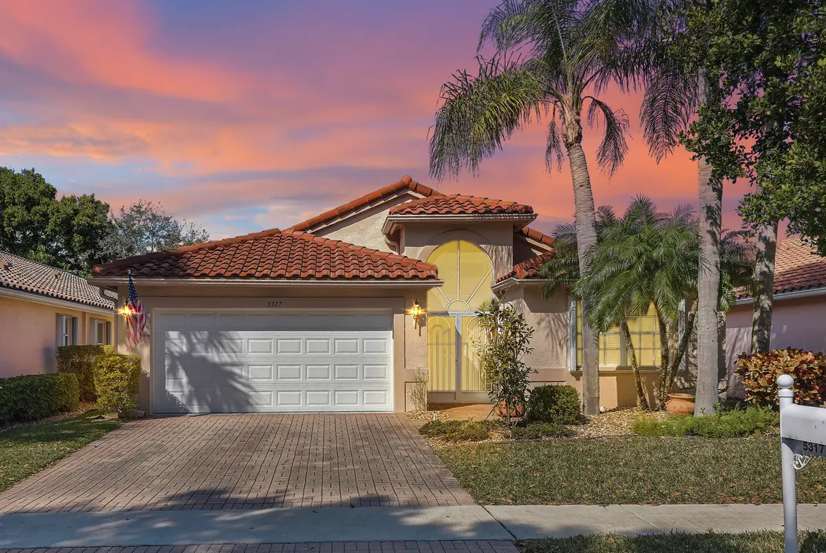FRONT OF HOUSE at 5317 Grey Birch Lane, Boynton Beach