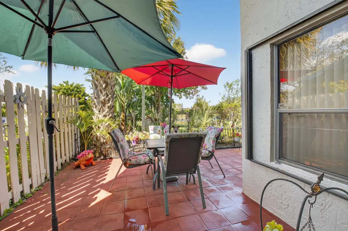 patio to relax at 6535 Parkview Drive B, Boca Raton