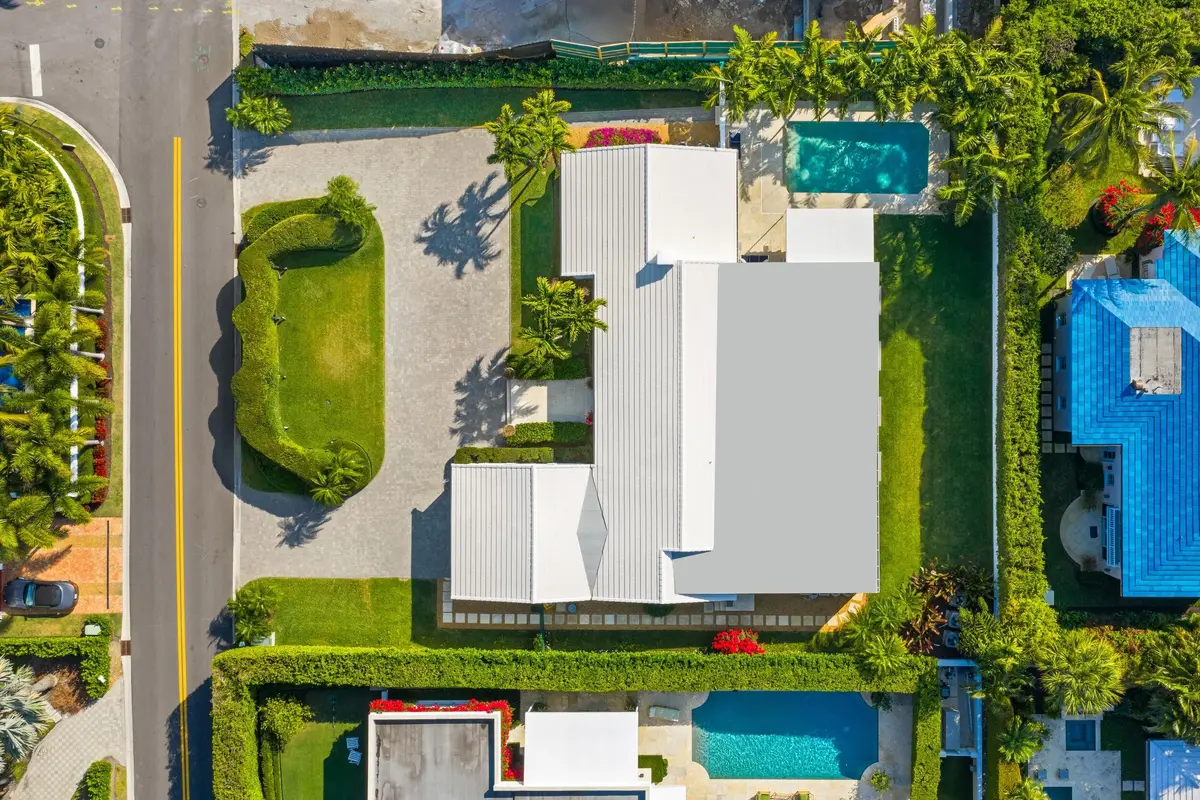 Aerial at 624 N Lake Way, Palm Beach