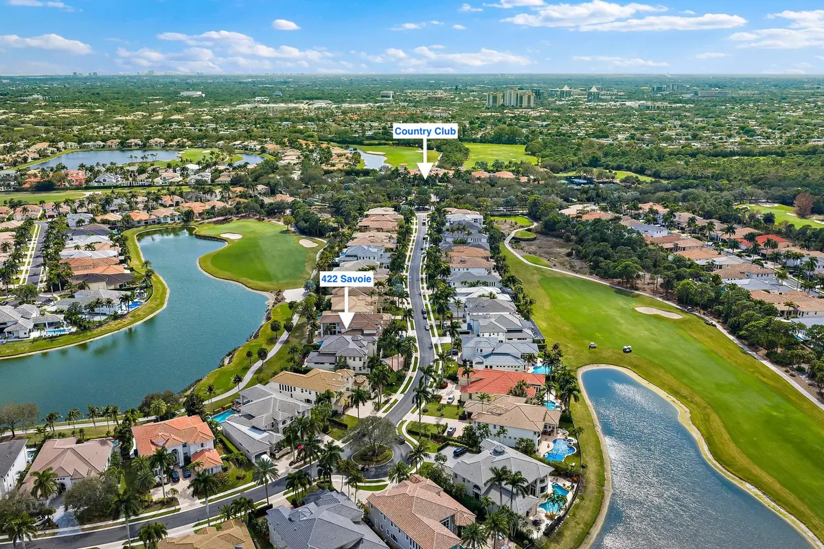 Close proximity to the Country Club at 422 Savoie Drive, Palm Beach Gardens