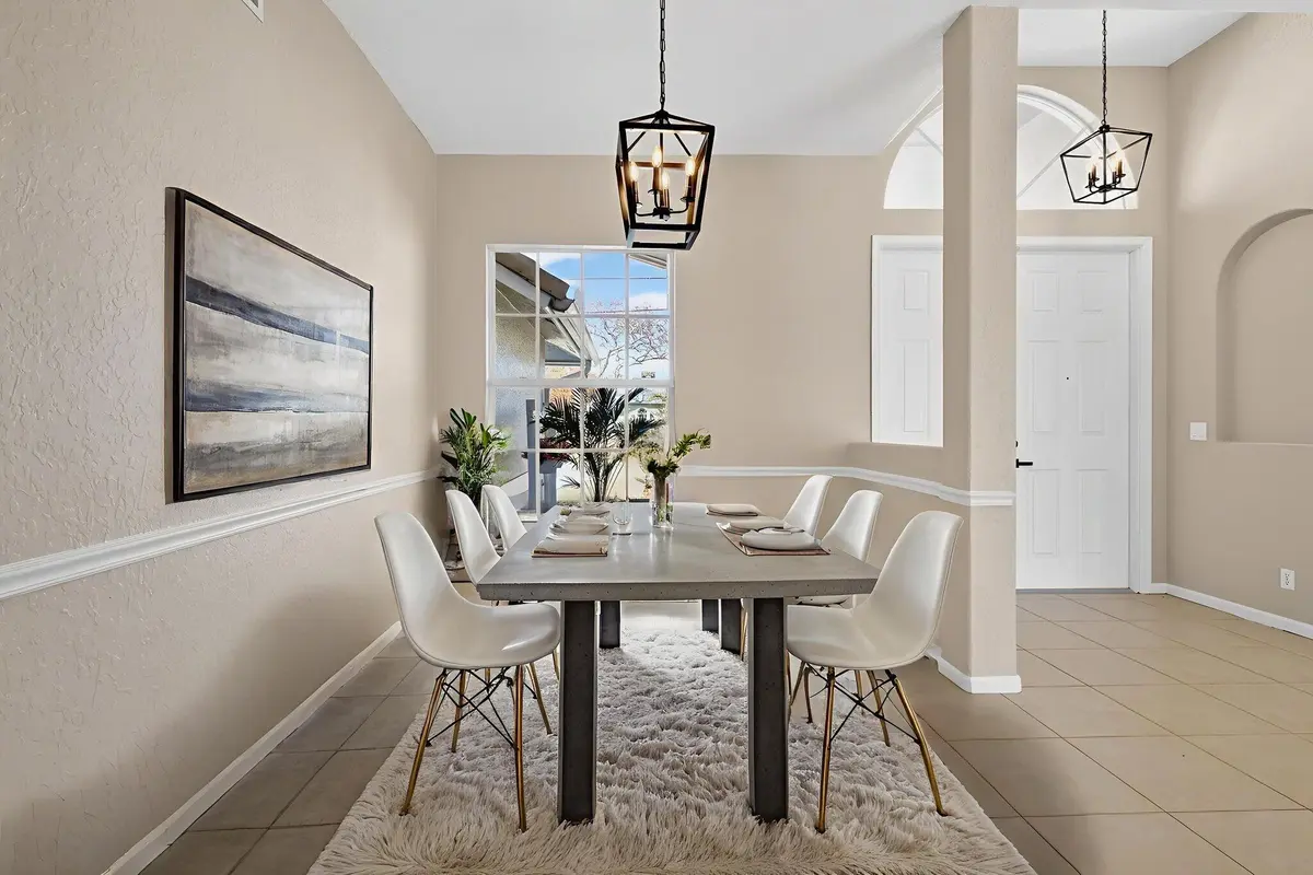 Virtually Staged Formal Dining Room at 2846 SE Eagle Drive, Port St. Lucie