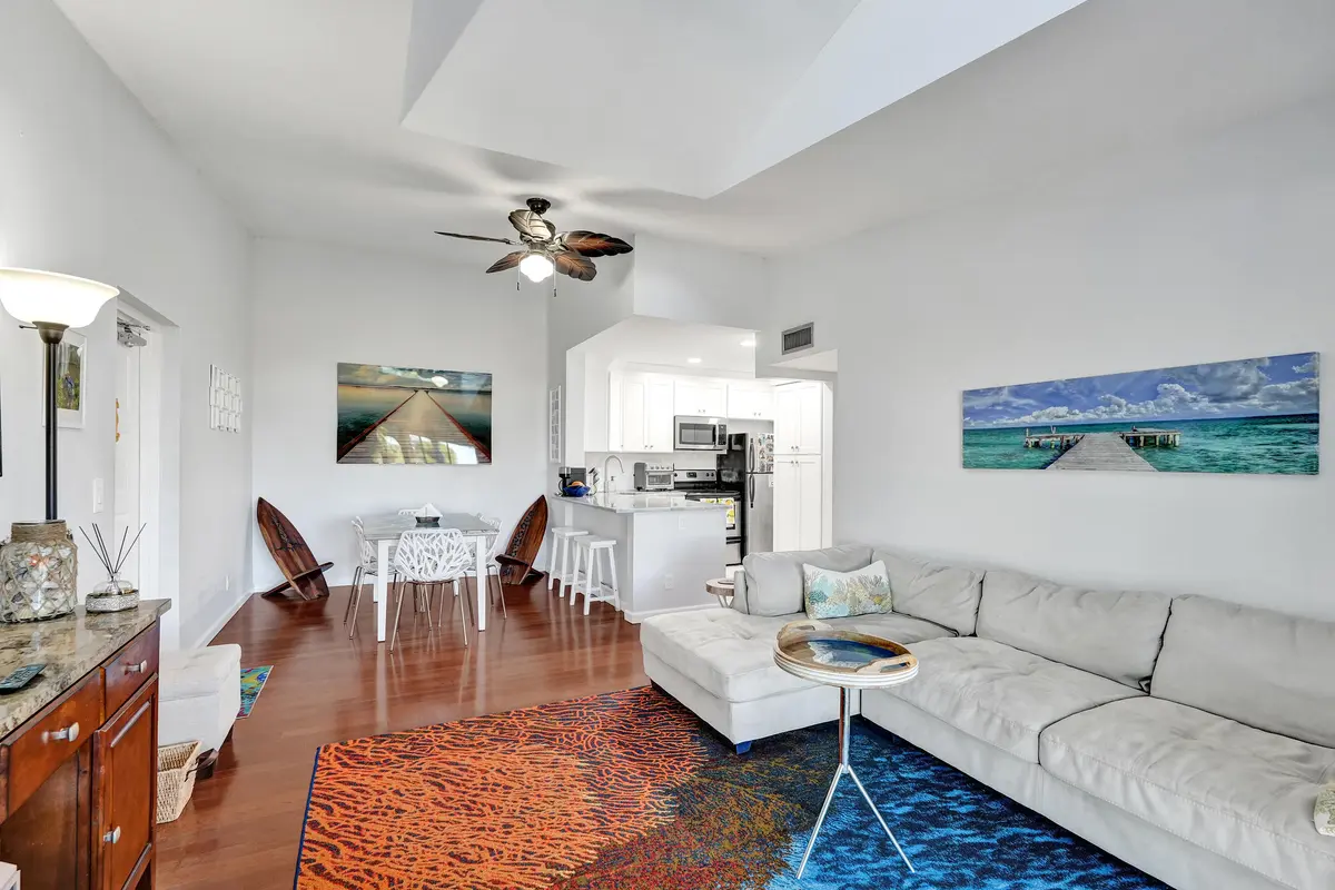 Living Room Dining Area at 1008 Green Pine Boulevard D3, West Palm Beach