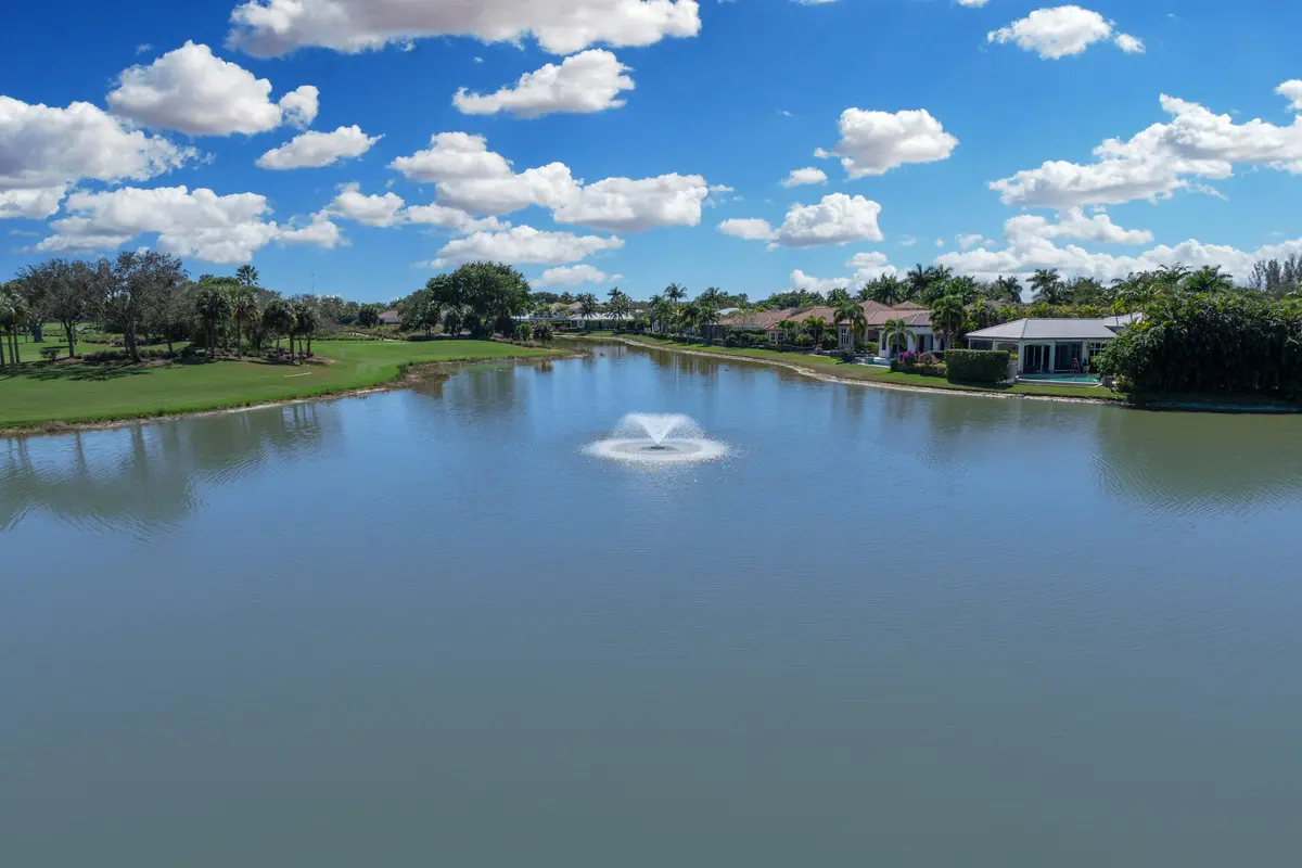 Lake view at 7546 Hawks Landing Drive, West Palm Beach