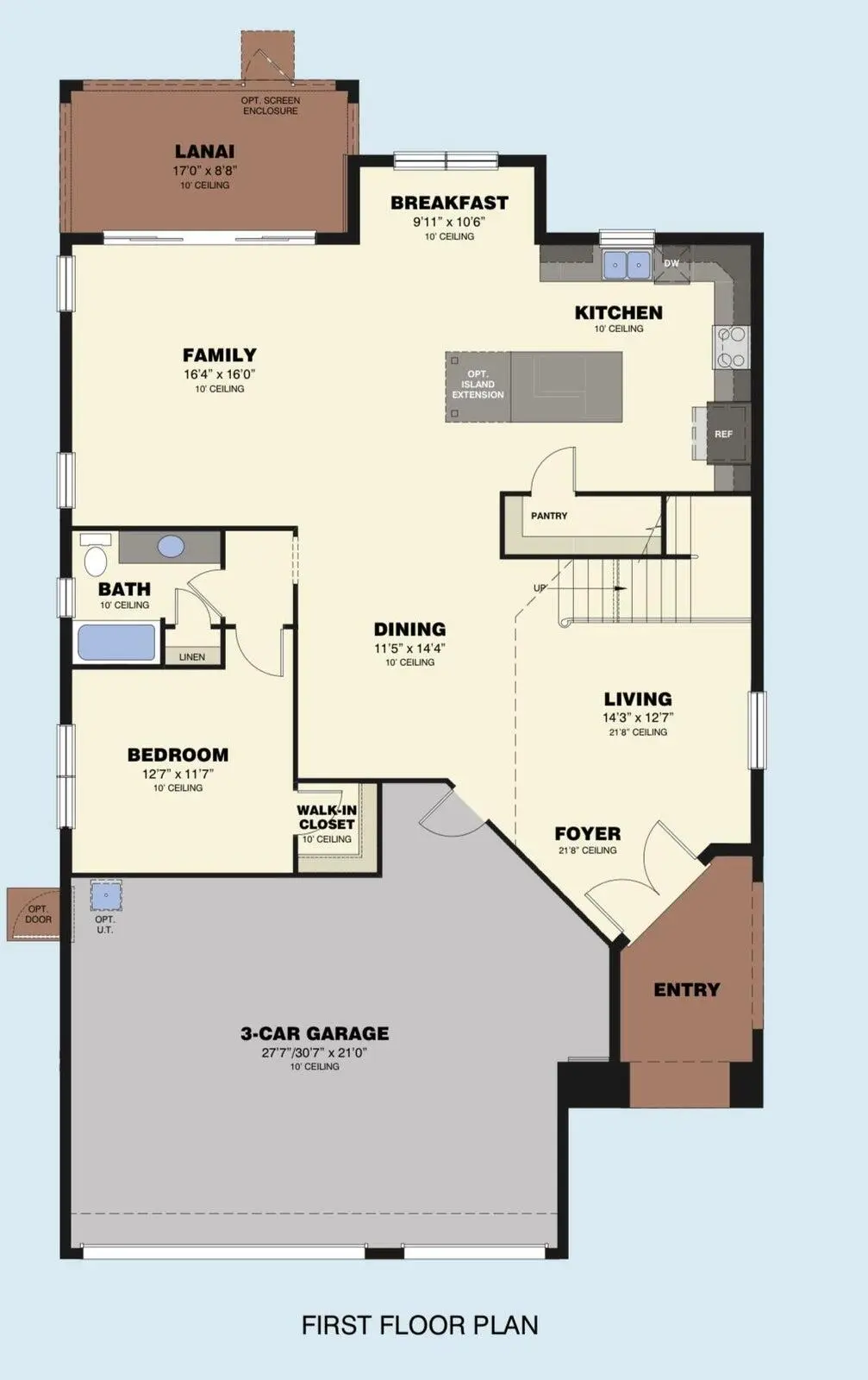 floor plan 1 at 5432 Pecan Drive, Westlake