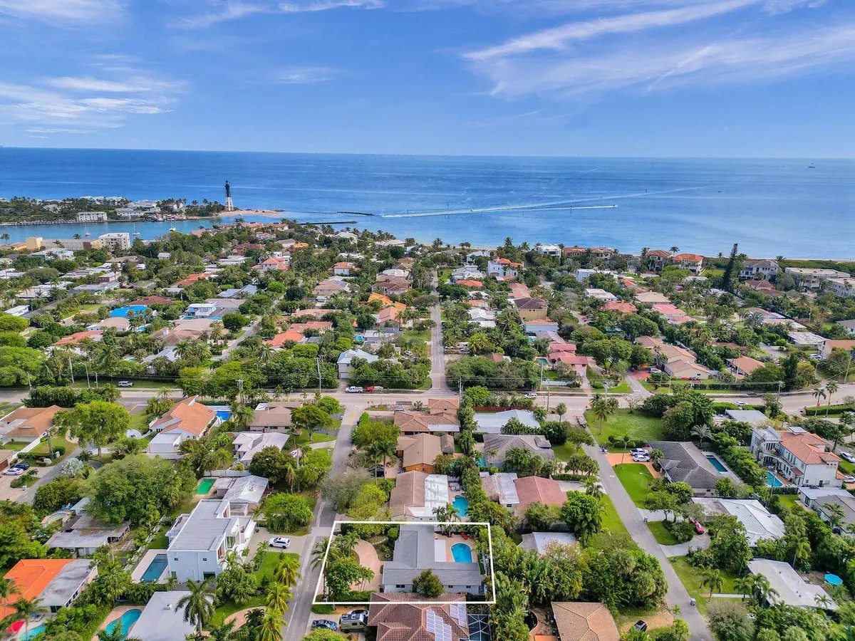 Aerial View at 3204 Robbins Road, Pompano Beach
