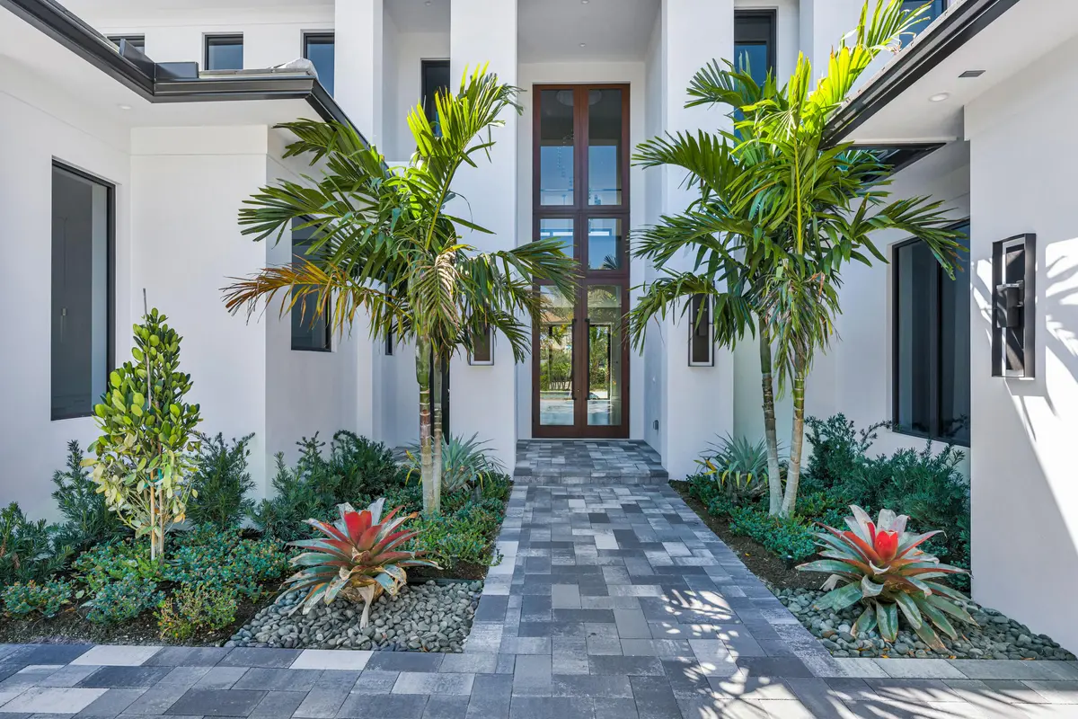 Custom Front Door at 112 Regatta Drive, Jupiter