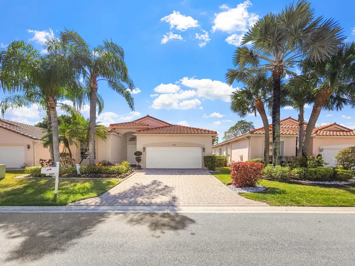 FRONT OF HOUSE at 5058 Glenville Drive, Boynton Beach