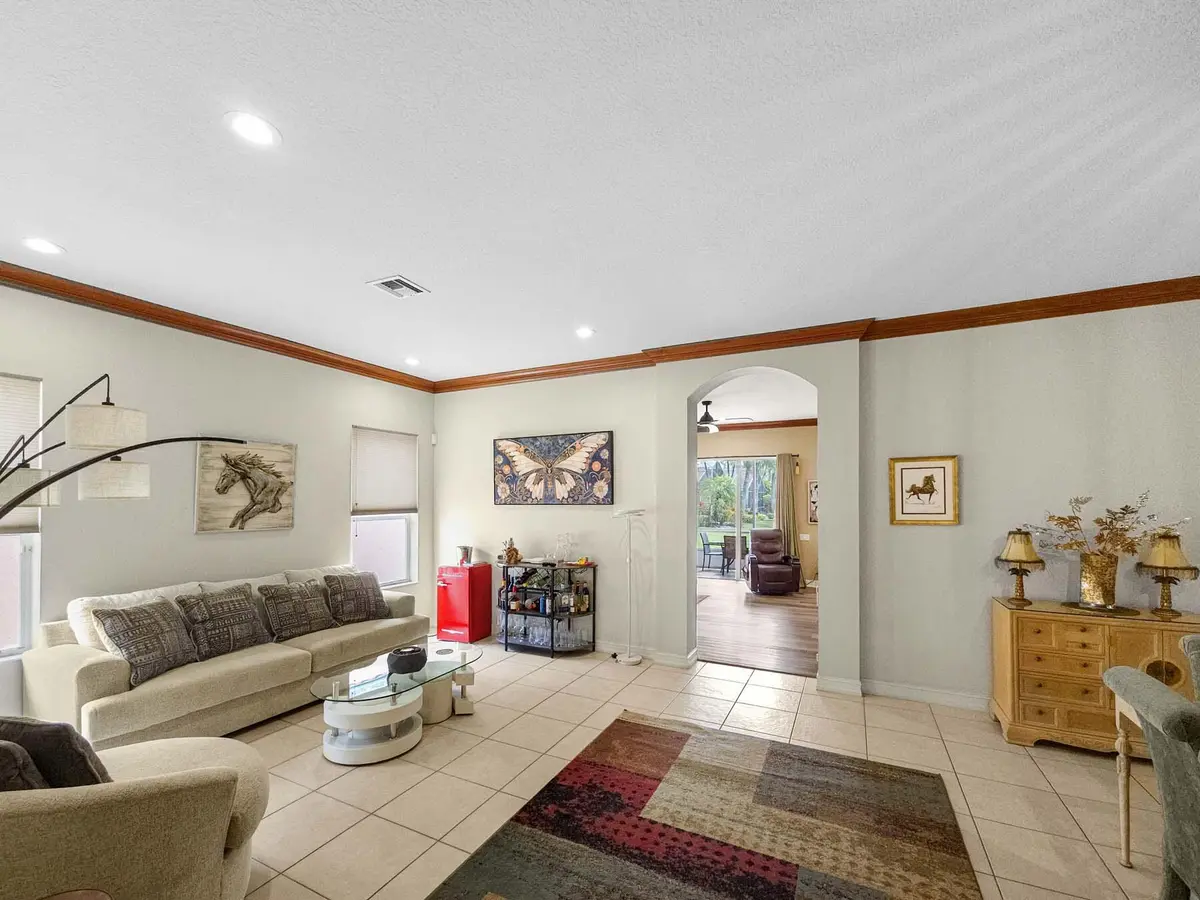 LIVING ROOM at 5058 Glenville Drive, Boynton Beach