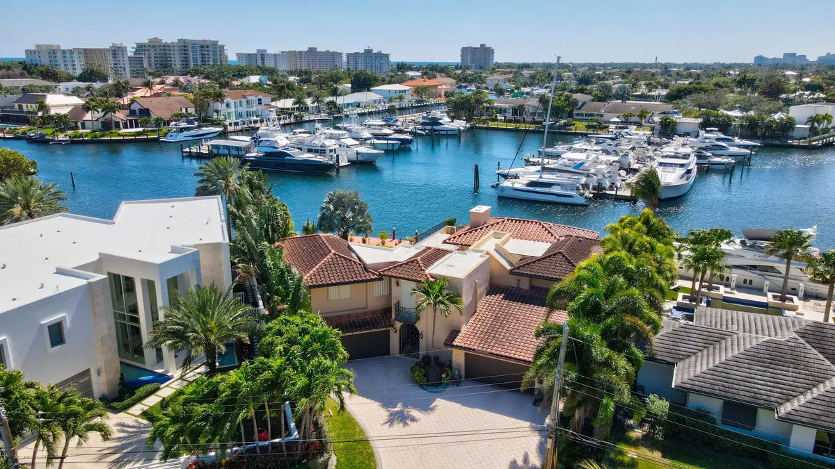 Aerial at 2850 NE 44th Street, Lighthouse Point