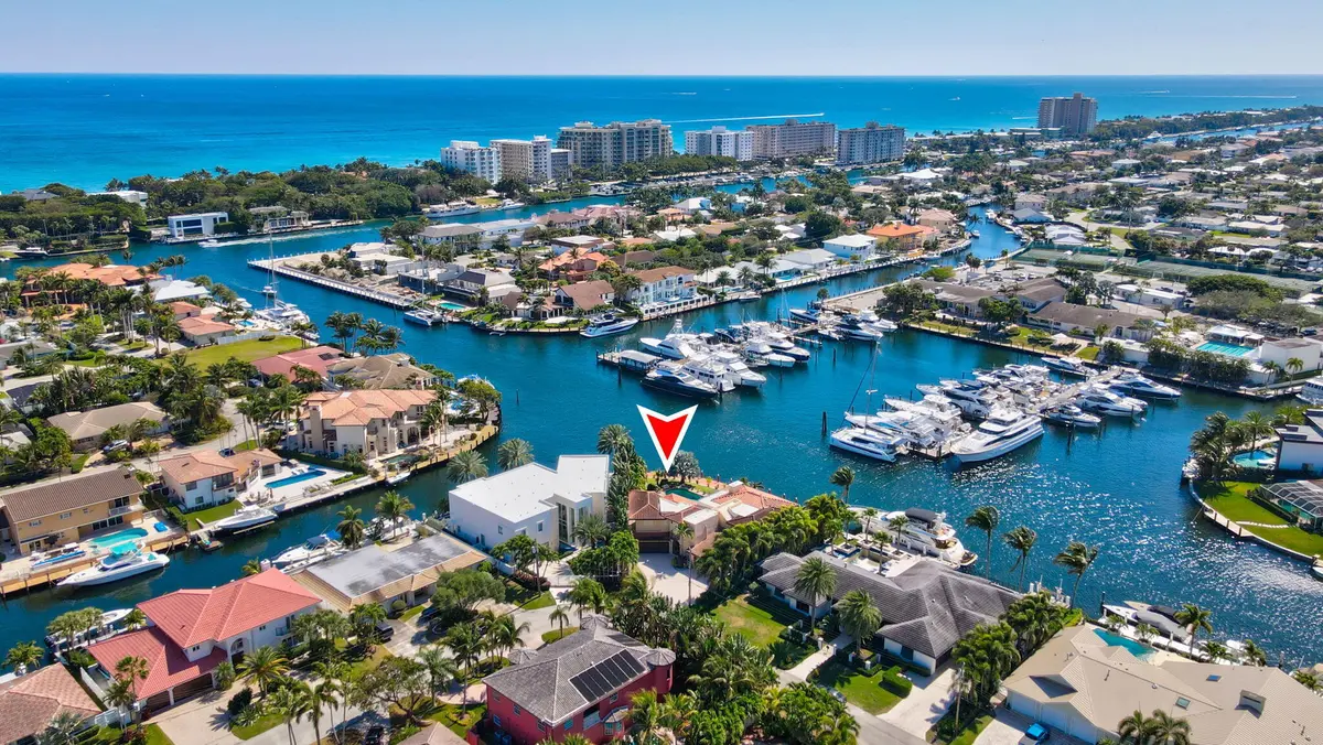 Aerial at 2850 NE 44th Street, Lighthouse Point