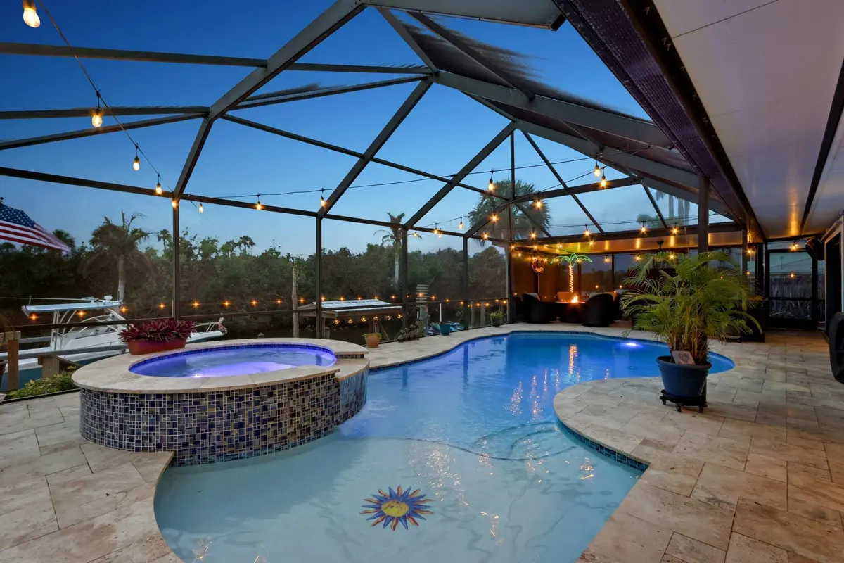 Pool enclosure at 310 Holly Avenue, Port St. Lucie