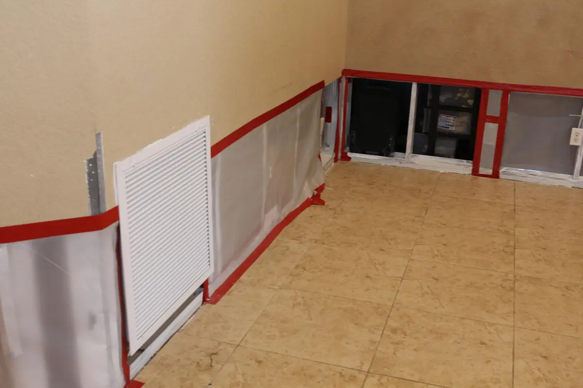 4149 Family Room w:Framed Walls at 4149 Worlington Terrace, Fort Pierce