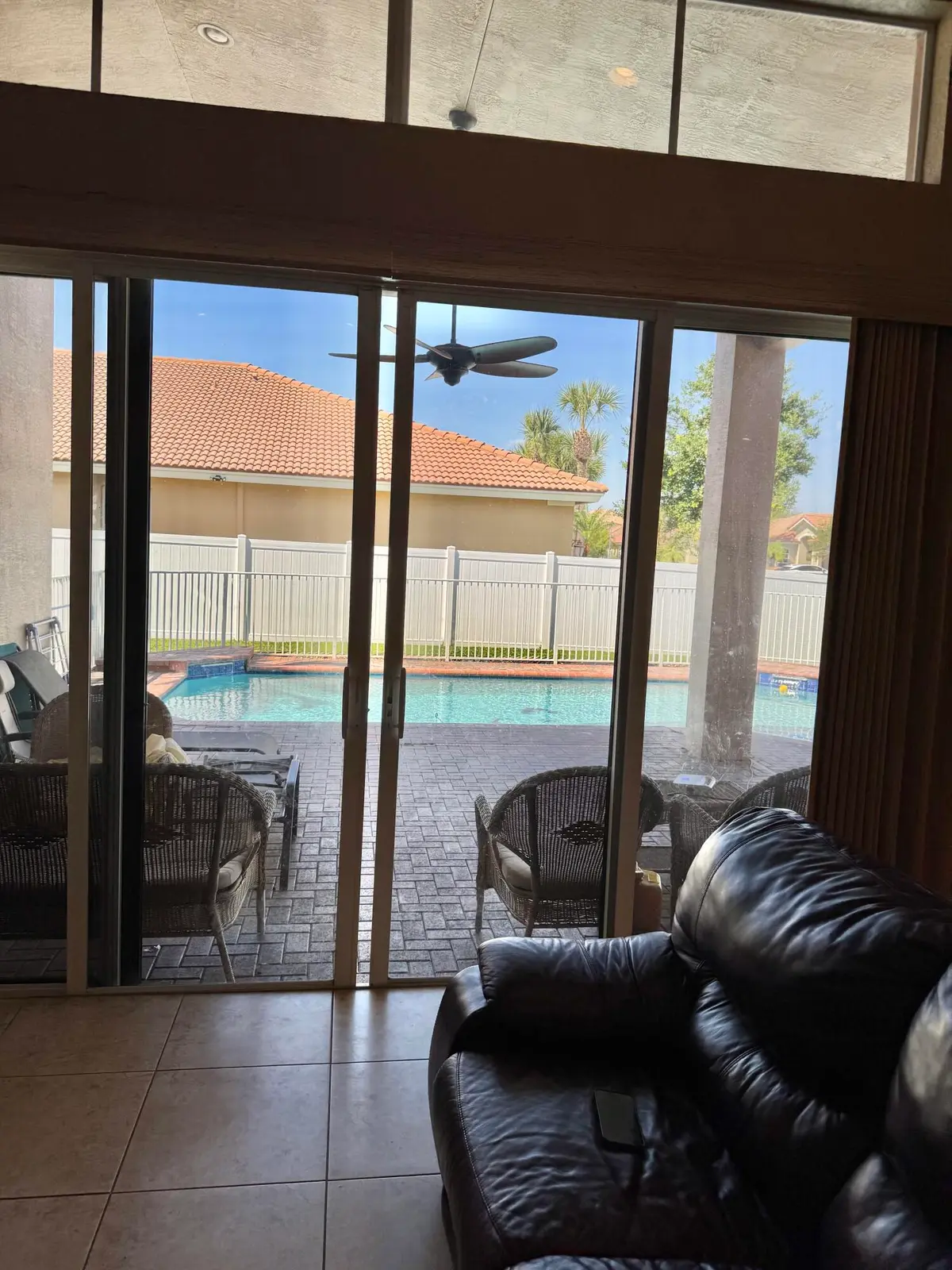 4149 Living Room to Porch & Pool at 4149 Worlington Terrace, Fort Pierce