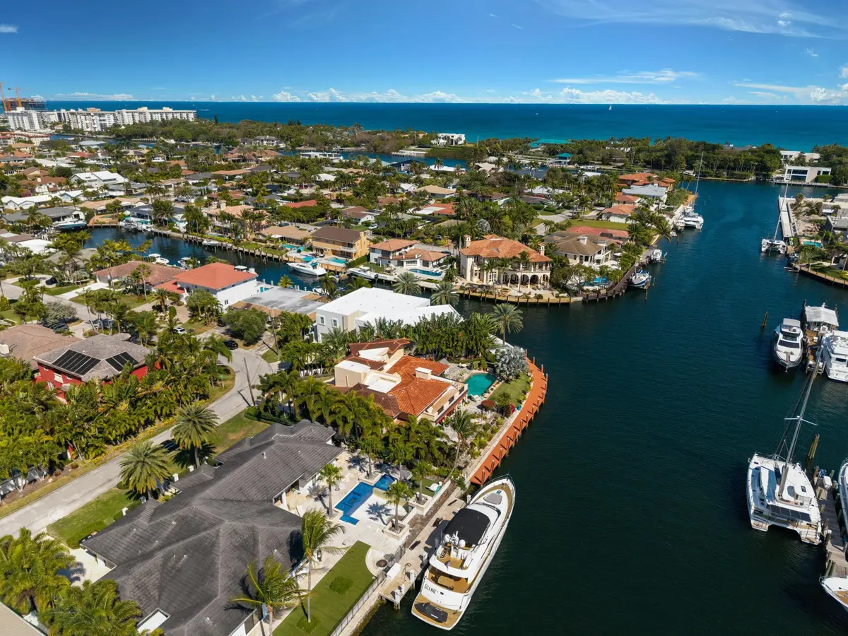 Aerial at 2850 NE 44th Street, Lighthouse Point