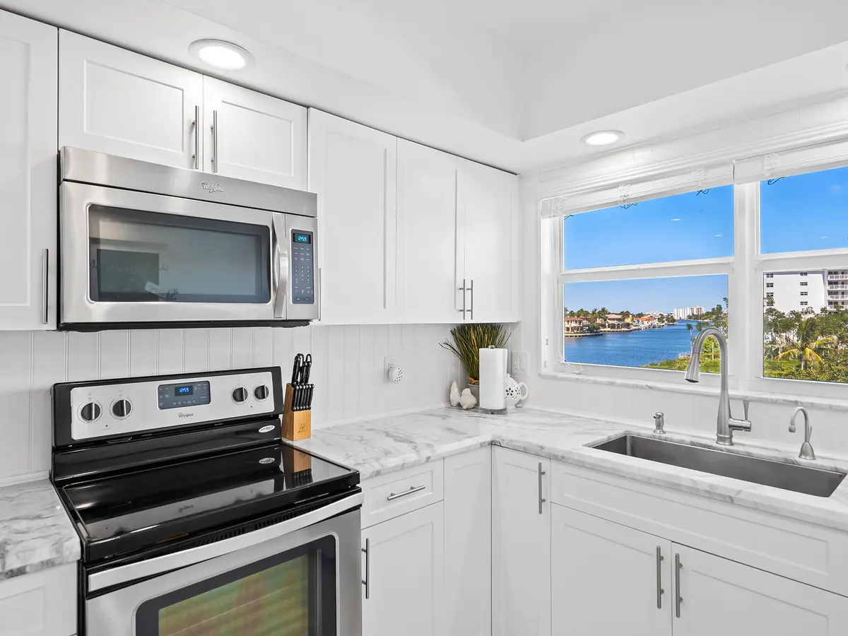 Kitchen at 3212 S Ocean Boulevard 404-a, Highland Beach