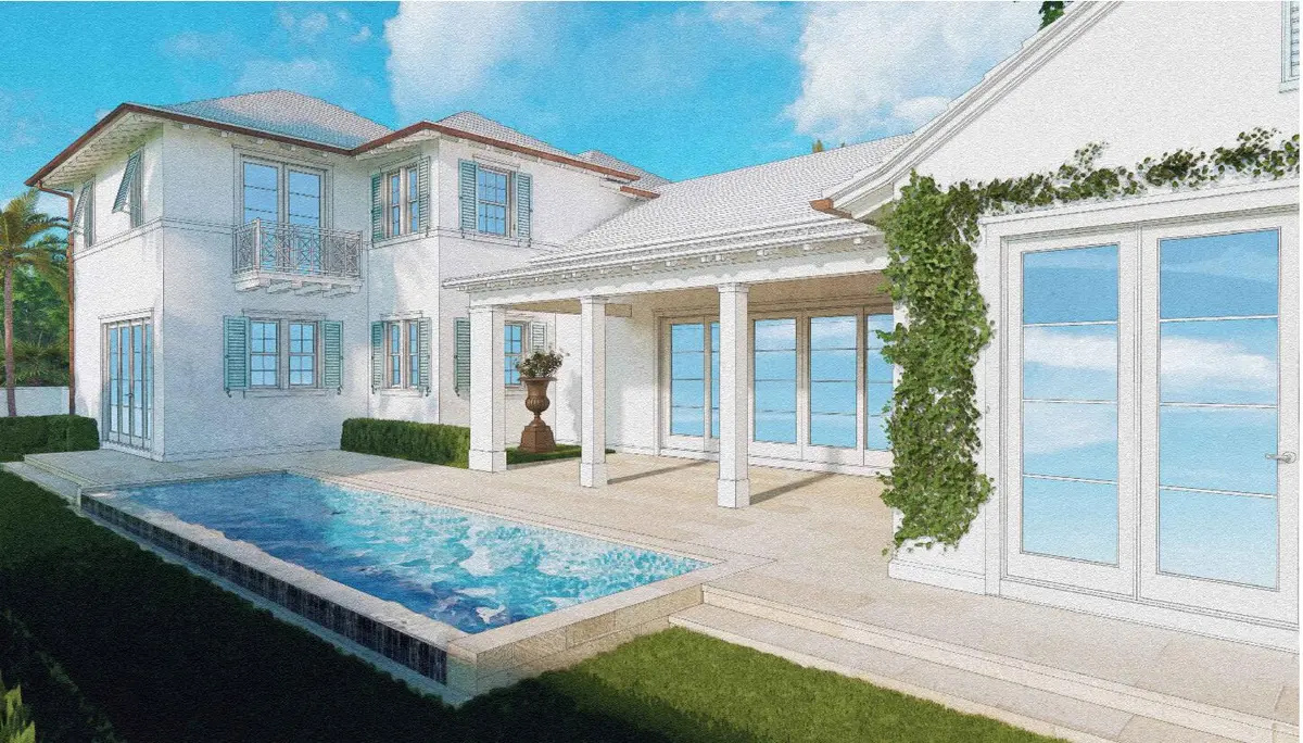 206 - Backyard at 206 Caribbean Road, Palm Beach