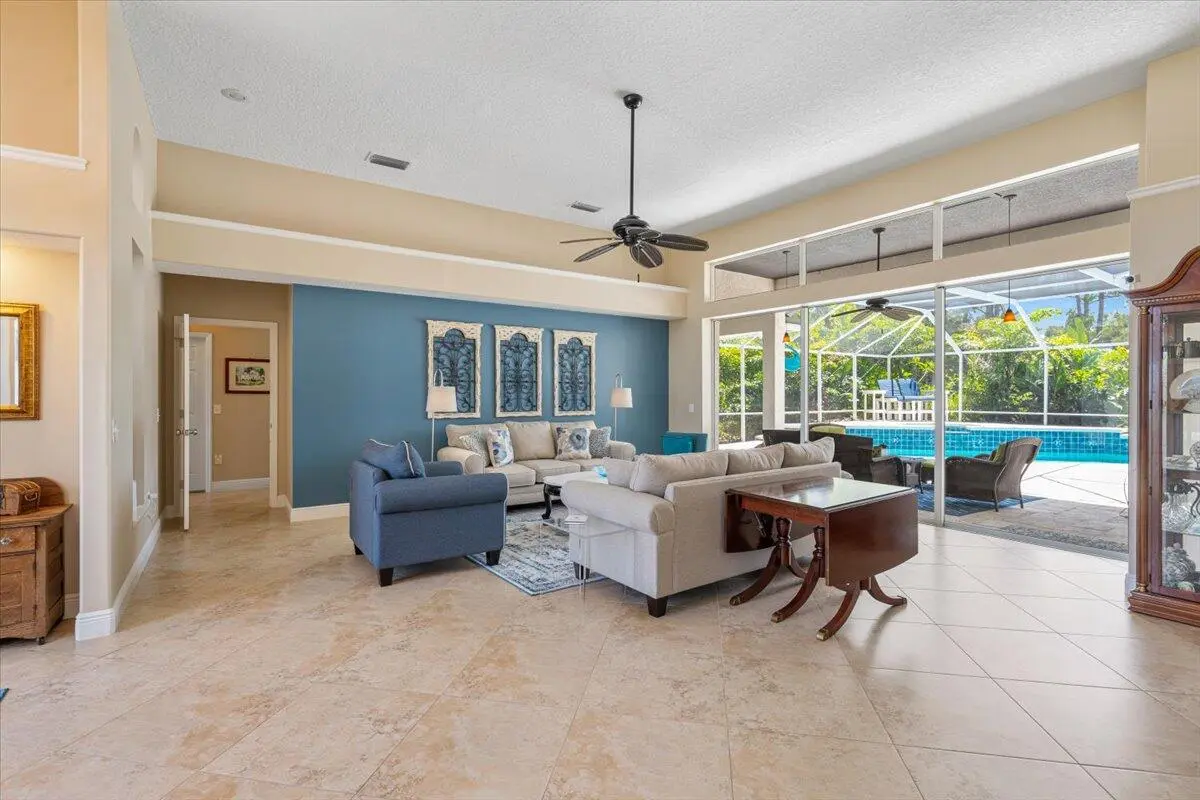 Formal Living-Pool at 9706 SW Pueblo Terrace, Palm City