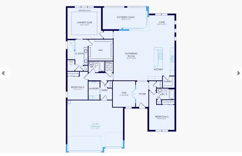 800 Floorplan at 13621 SW Vermillion Circle Stellar 800, Port St. Lucie
