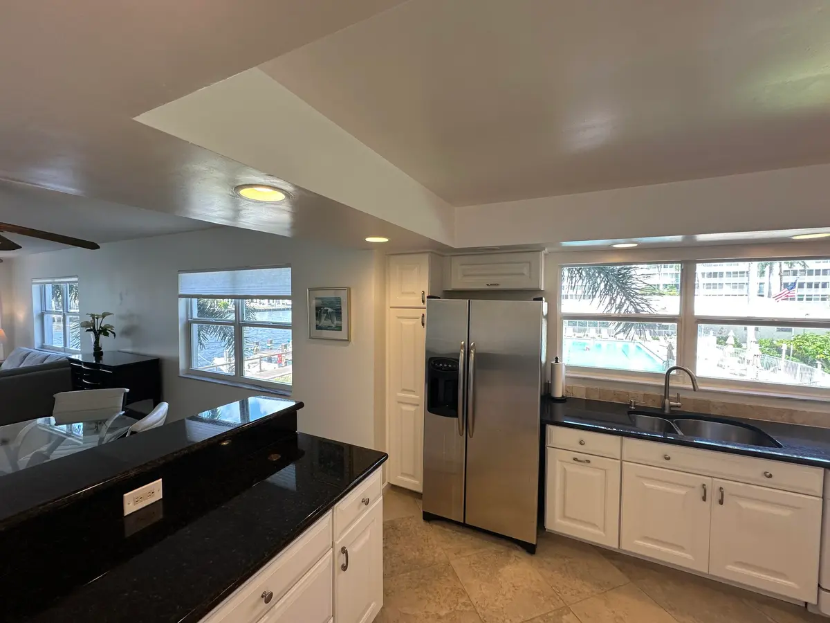 open kitchen at 3310 S Ocean Boulevard 225-D, Highland Beach