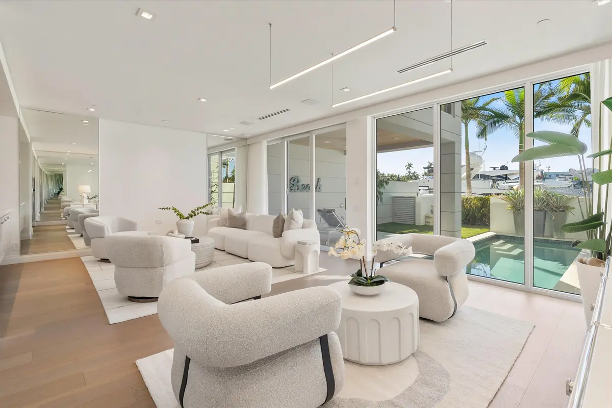 Private courtyard pool and patio at 126 Macfarlane Drive, Delray Beach