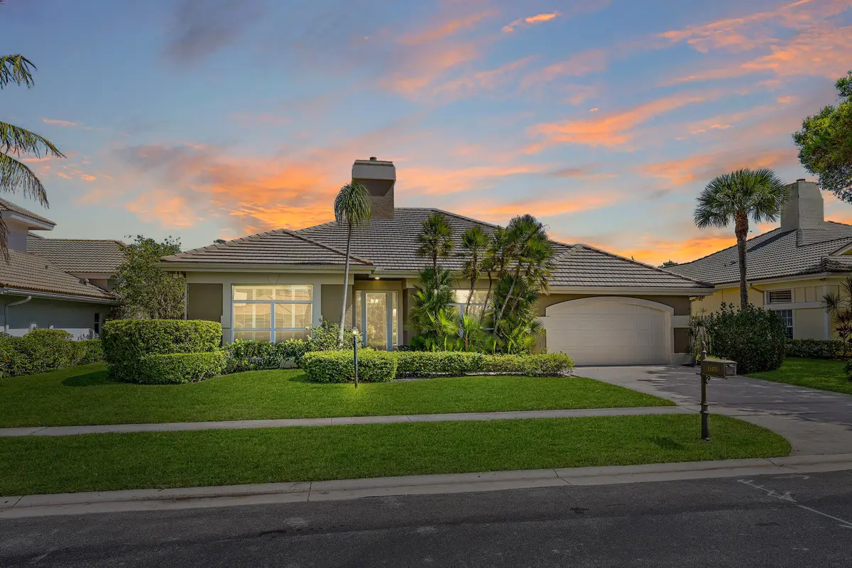 Exterior Front at 13475 William Myers Court, Palm Beach Gardens